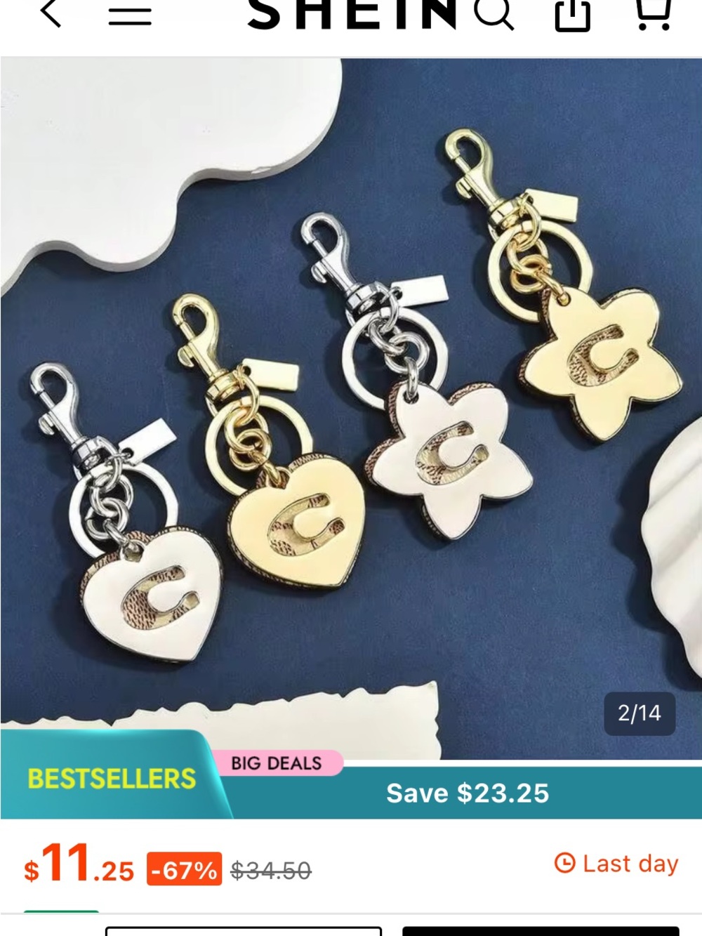 coach keychains straight from Schein!